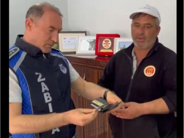 Temizlik Görevlisi Bulduğu Cüzdanı Zabıta’ya Teslim Etti